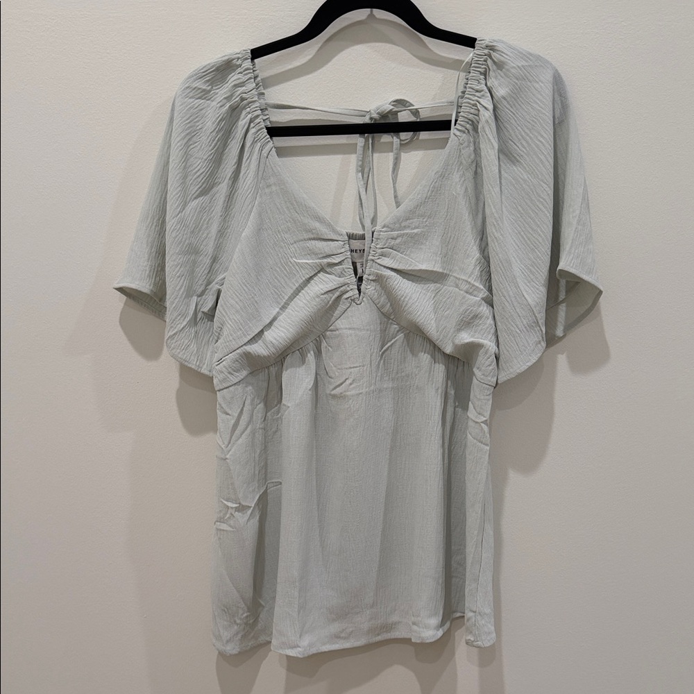Hayson Mint Green Blouse